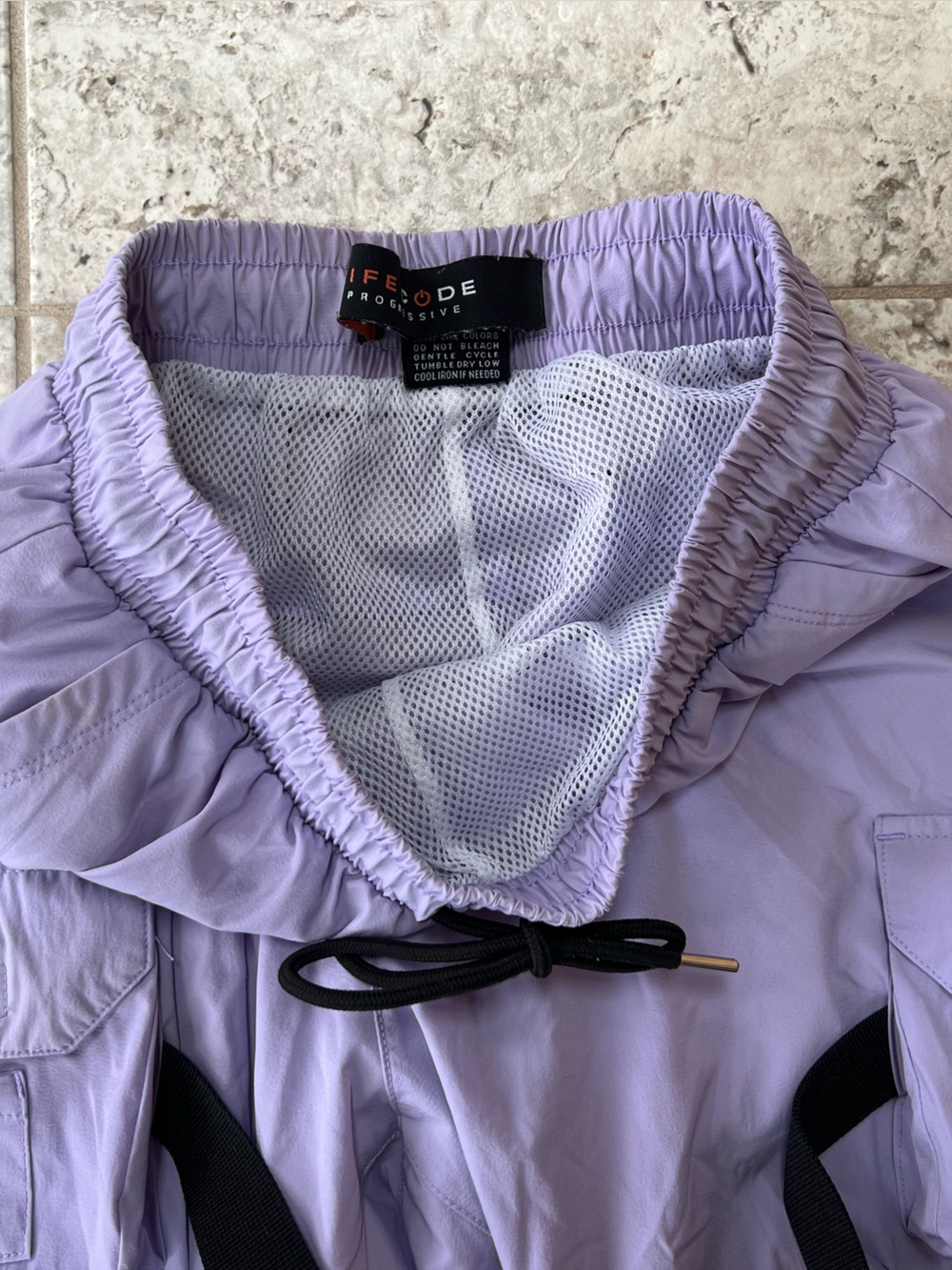 Life Code Progressive Cargo Pants w/ Straps, Lavender Light Purple, M - Picture 12 of 13